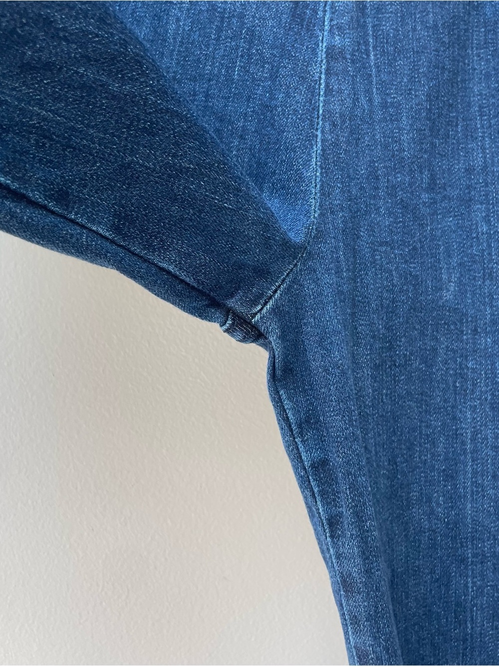 Ramy Brook Romee High Waisted Flare Jeans Dark Wash Blue Cotton Denim Size 24 - Picture 12 of 14